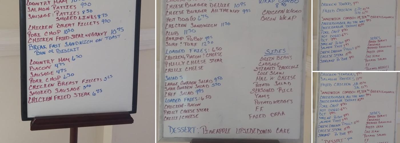 Speechless Catering LLC Menu