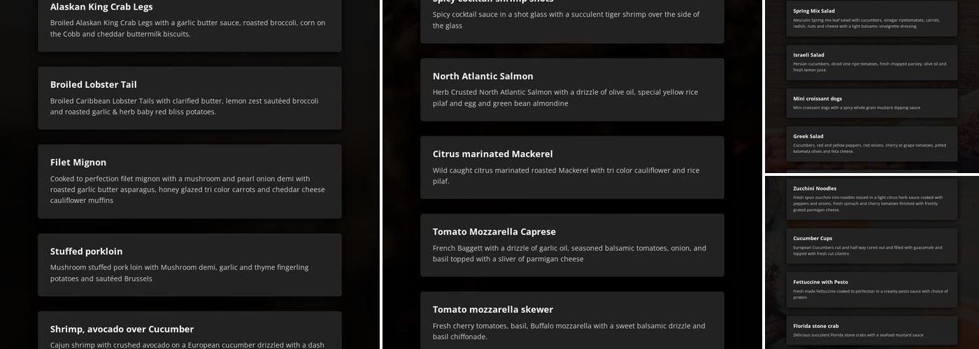 A Family Cooking Menu