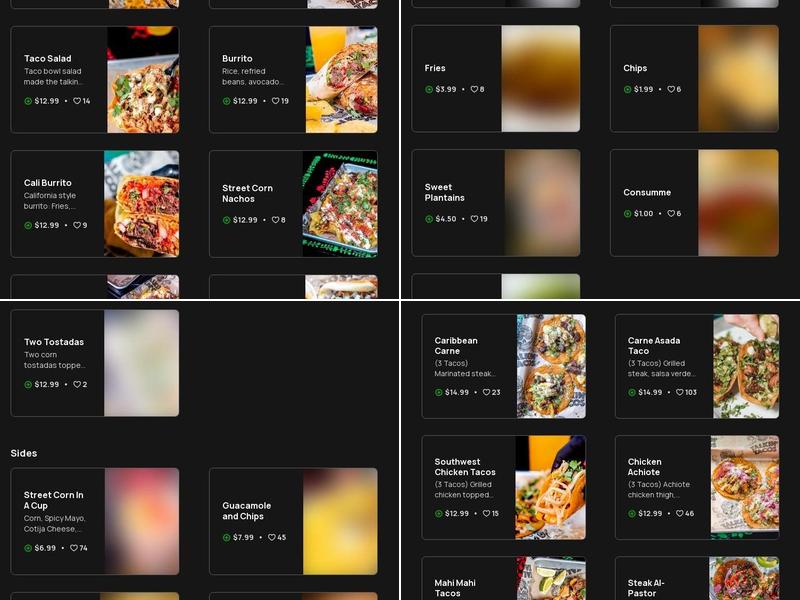 Talkin' Tacos Coral Springs Menu