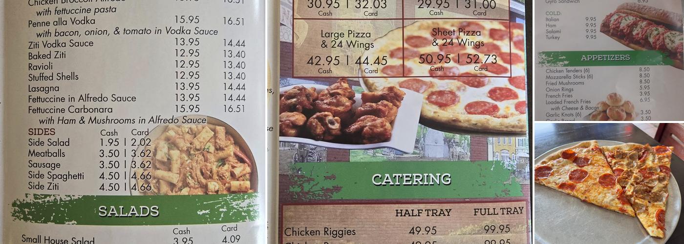 Chittenango Pizza Menu