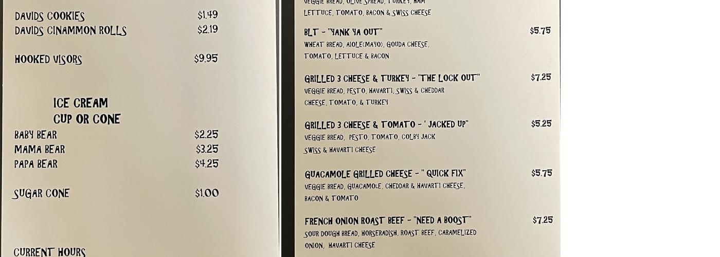 Get Hooked at Curries Menu