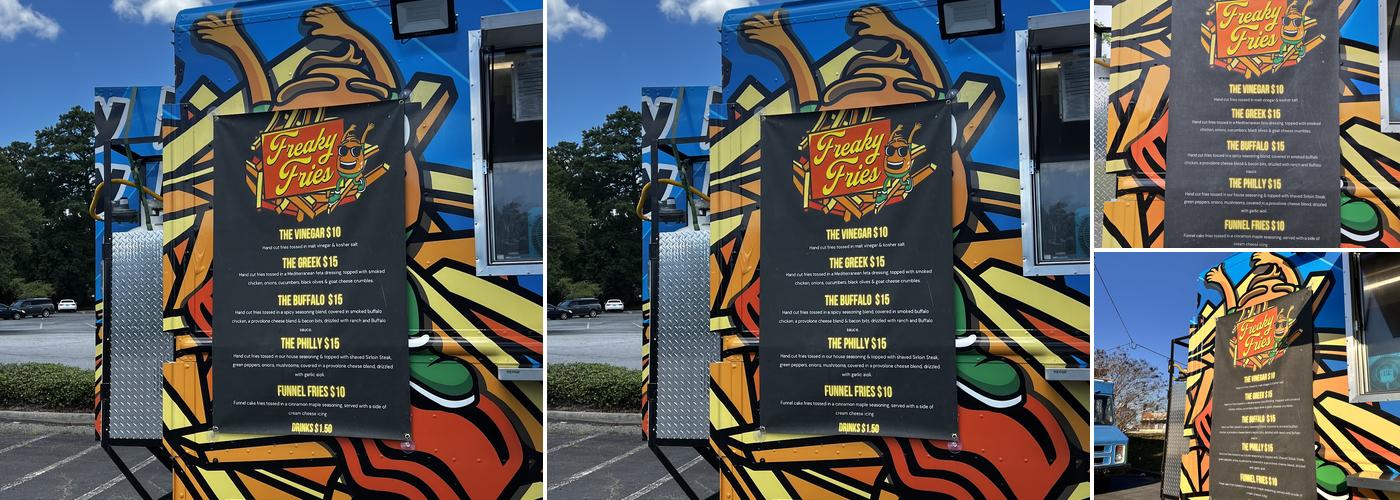 Freaky Fries Menu