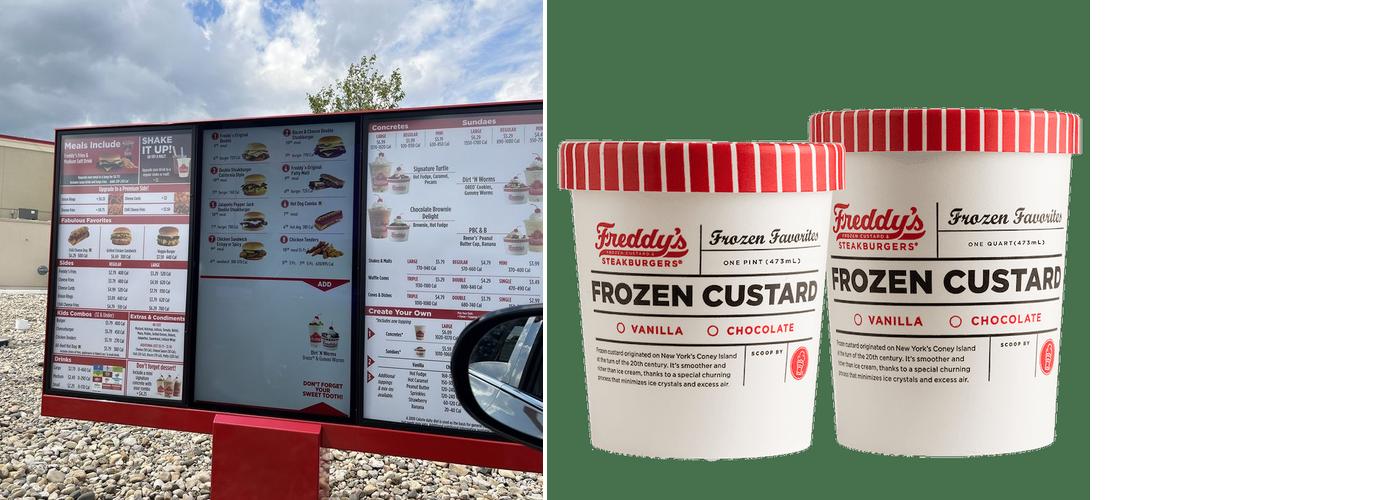 Freddy's Frozen Custard & Steakburgers Menu