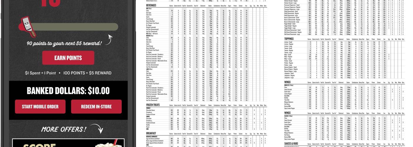 Charley's Philly Steaks Menu