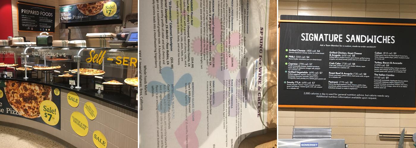 Brea Pizza Menu