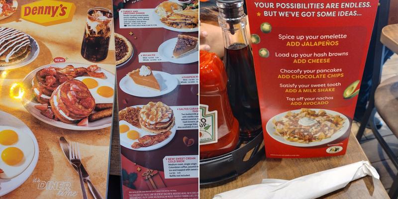 Denny's Menu