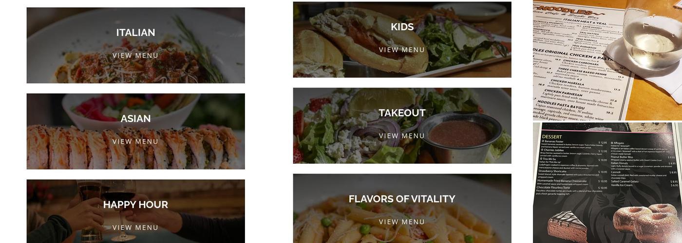 Giuseppe and the Lion Menu