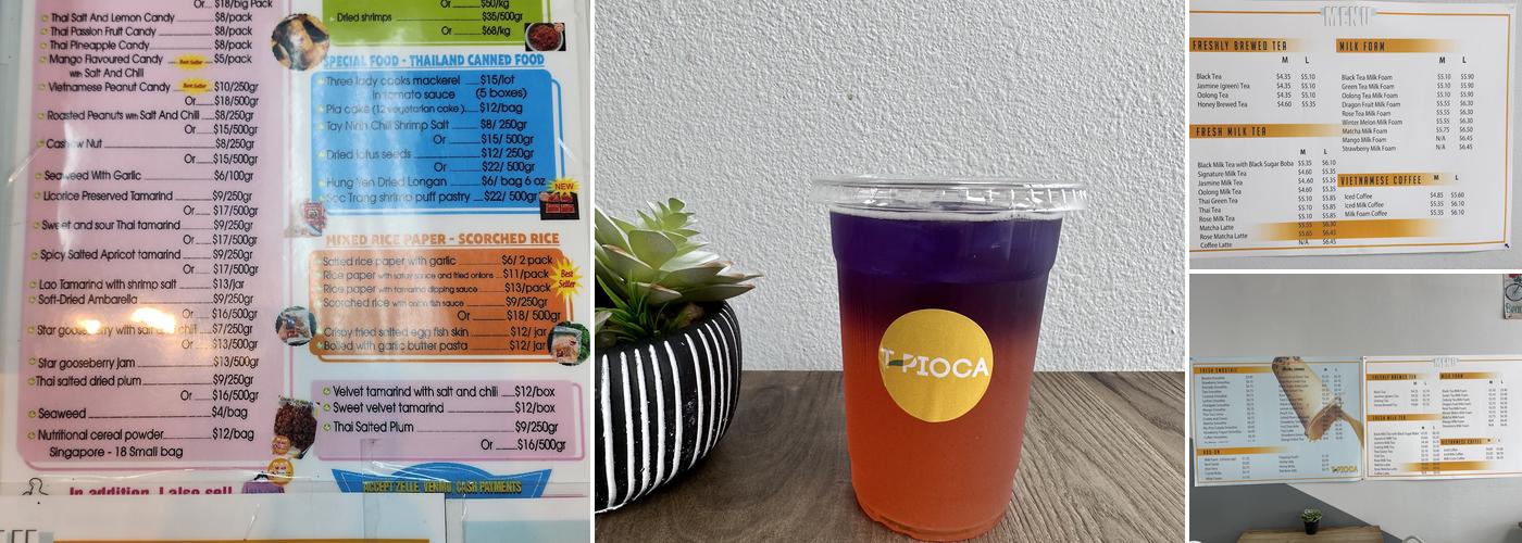T-PIOCA (Walzem Road) Menu