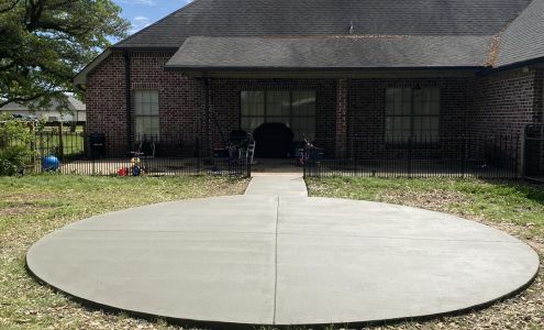 Brother in lawn and landscape
