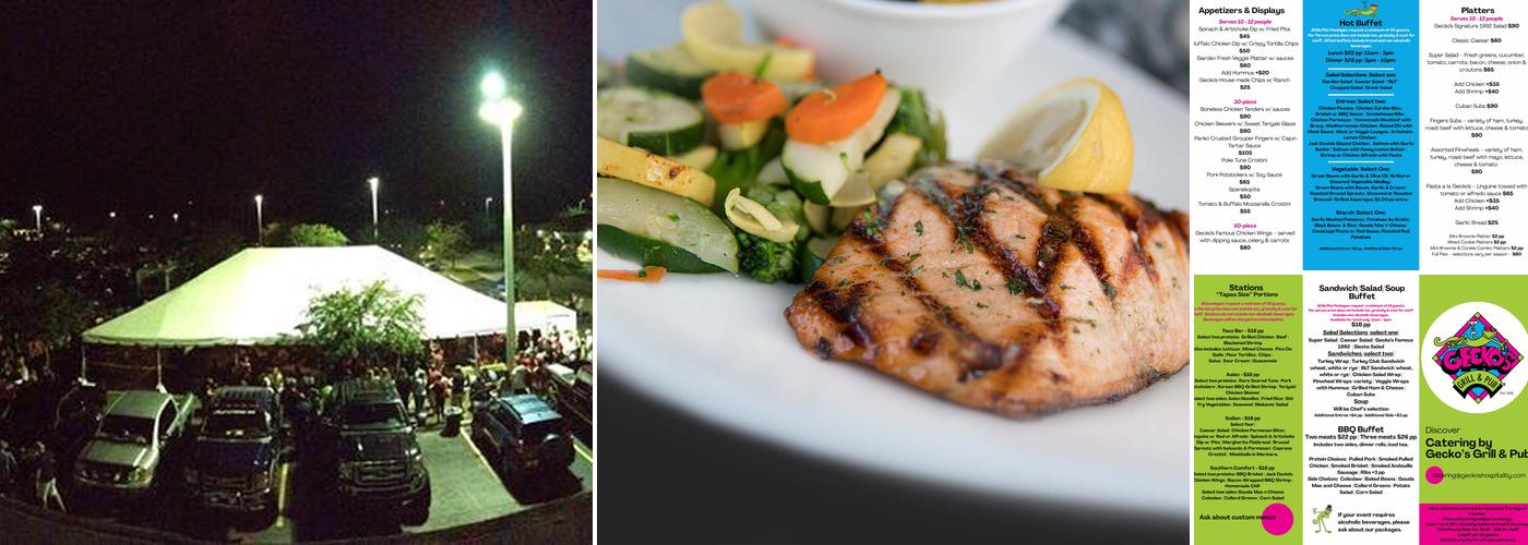 Gecko’s Grill & Pub Menu