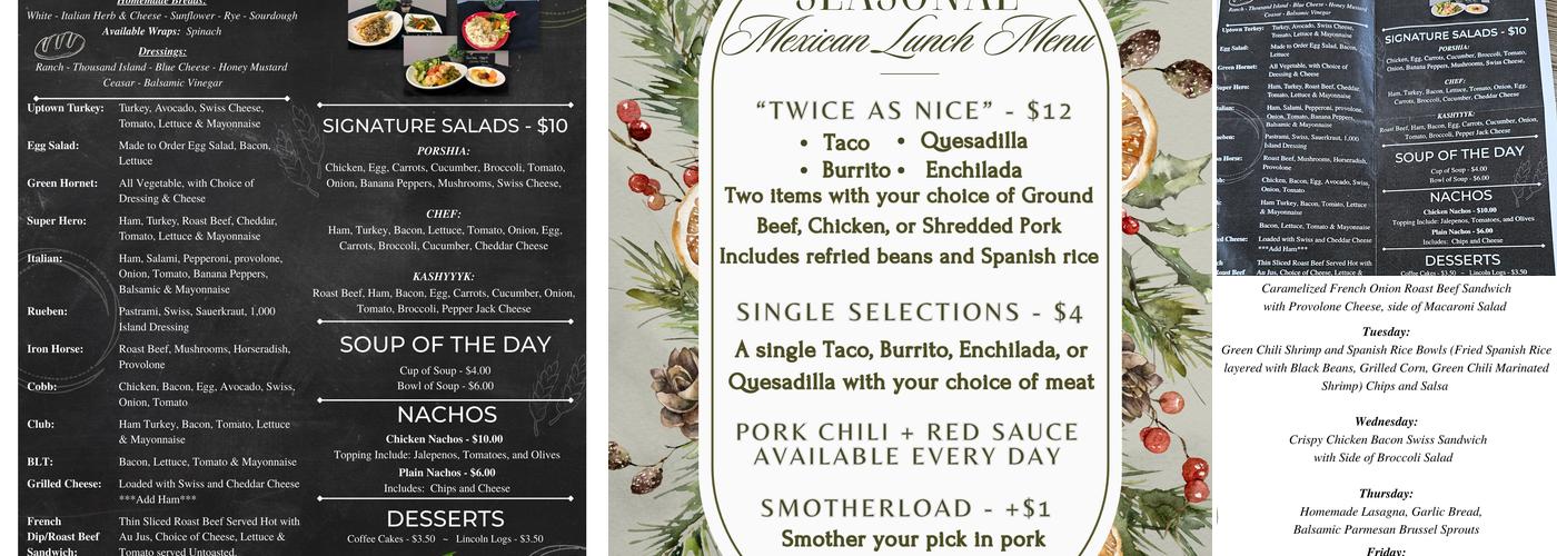 148 Bistro Menu