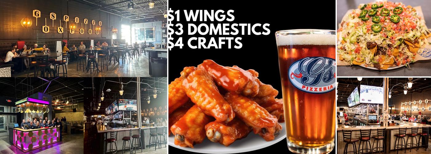 G's Pizzeria Bar & Grill