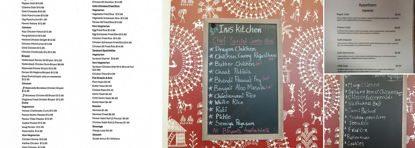 Grocerind & Inis Kitchen Menu