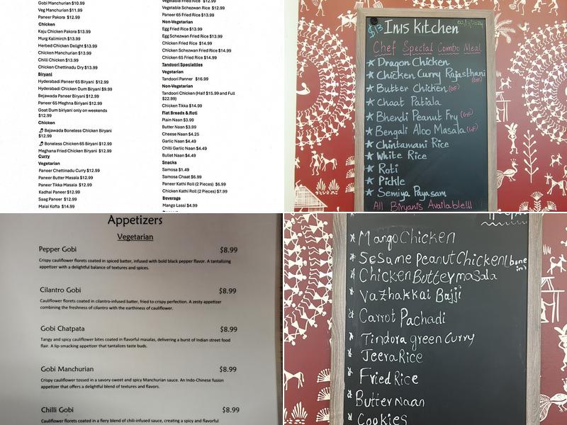 Grocerind & Inis Kitchen Menu