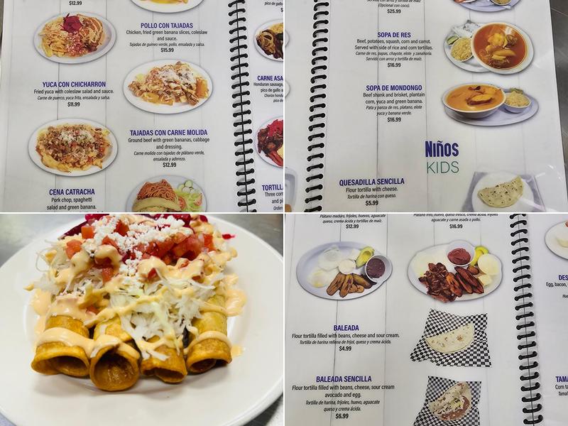 Sabor Catracho 1 Menu