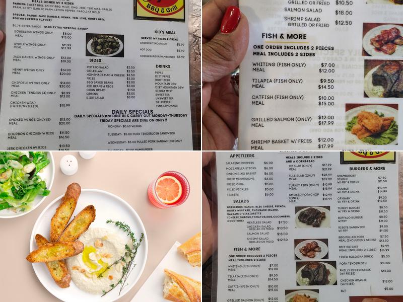 Big A BBQ & Grill Menu