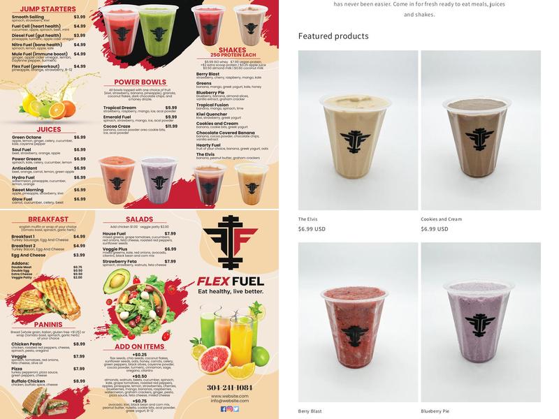 Flex Fuel Menu
