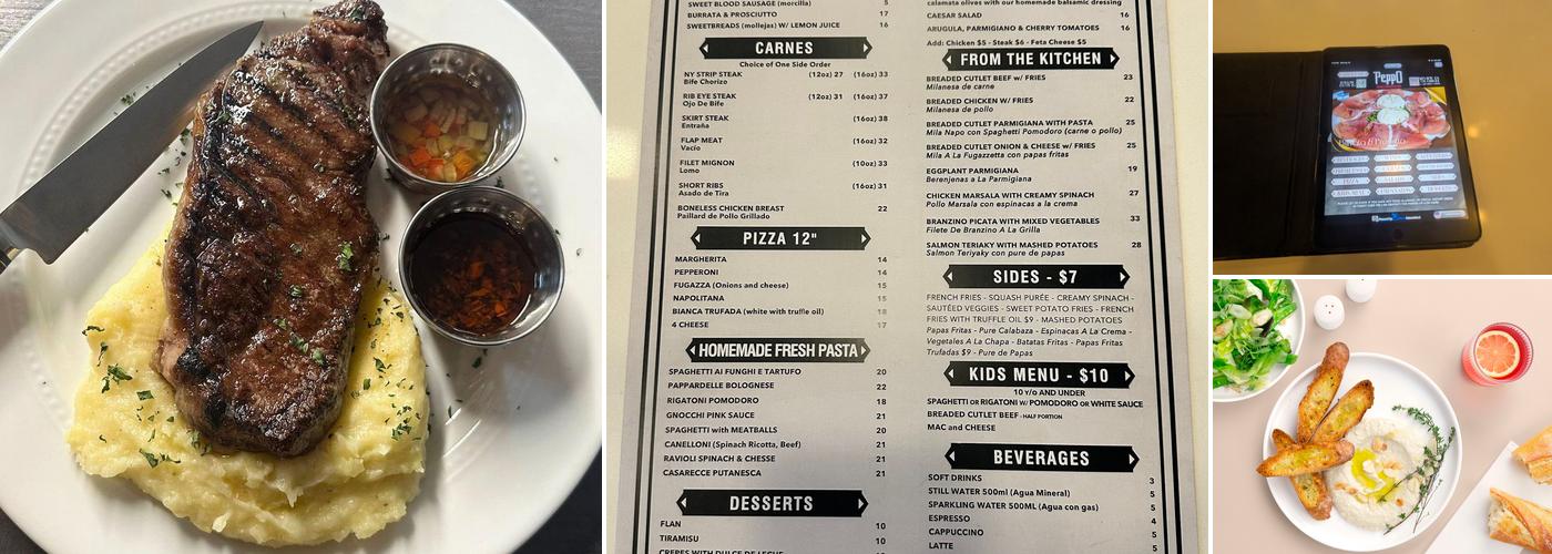 Peppo Restaurant Menu