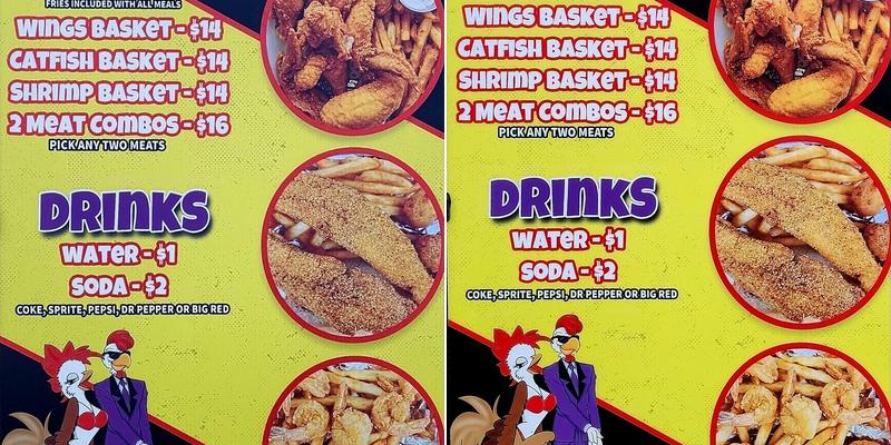 PIMPIN CHICKENZ Menu