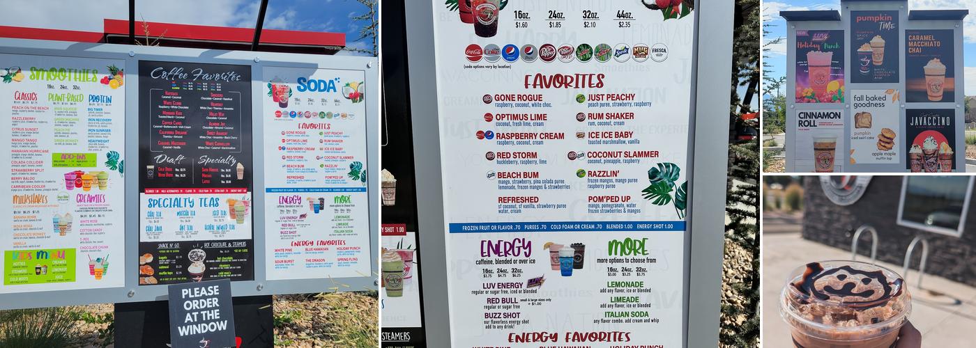 Java Espress Beverage Company Menu