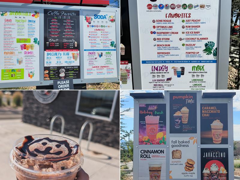 Java Espress Beverage Company Menu