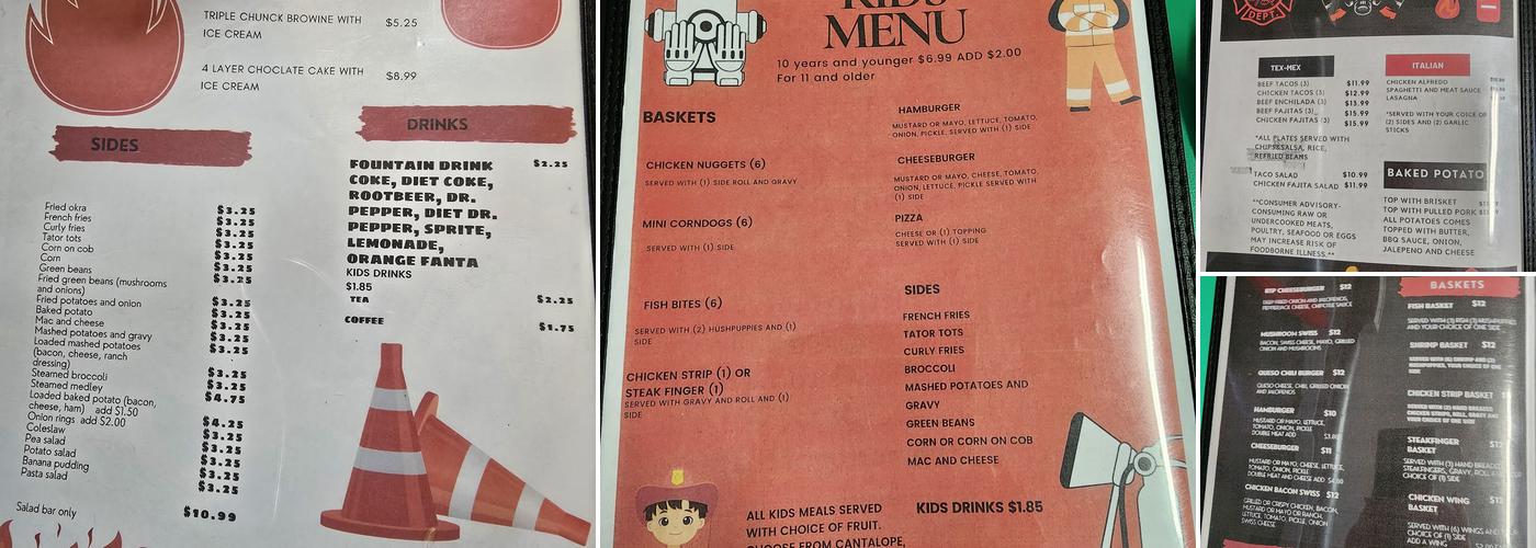 Willie's Menu