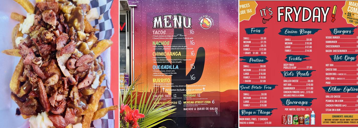 It's Fryday! Menu