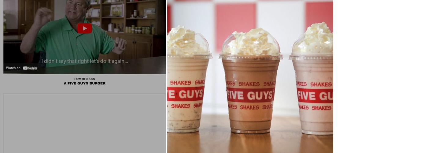 Five Guys Menu