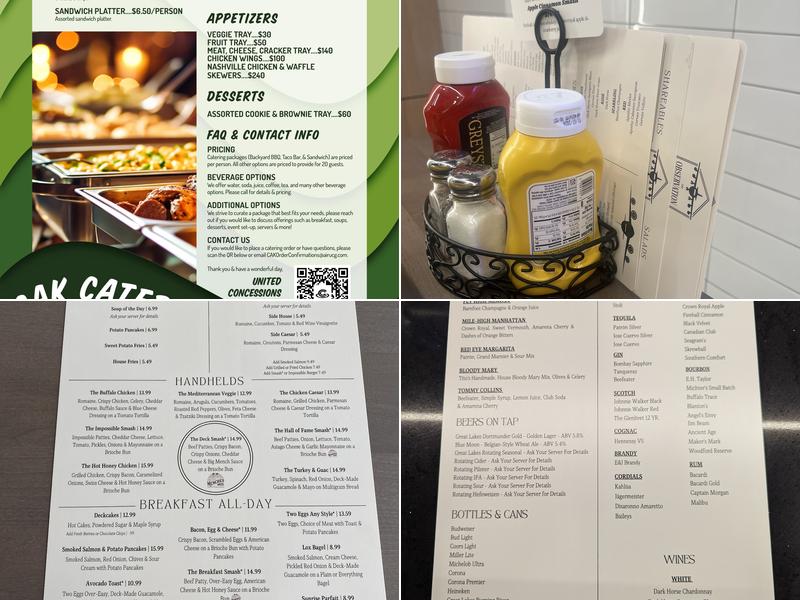 The Observation Deck Menu