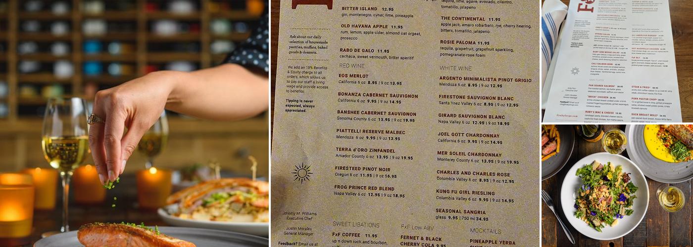 Fire by Forge Menu