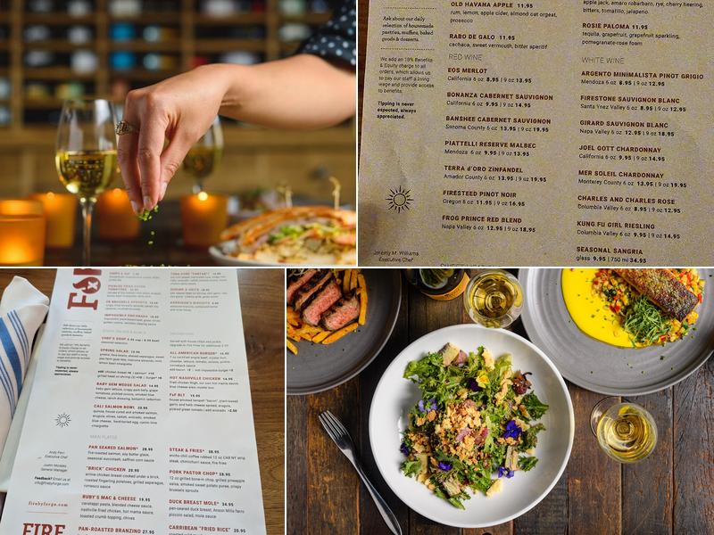 Fire by Forge Menu