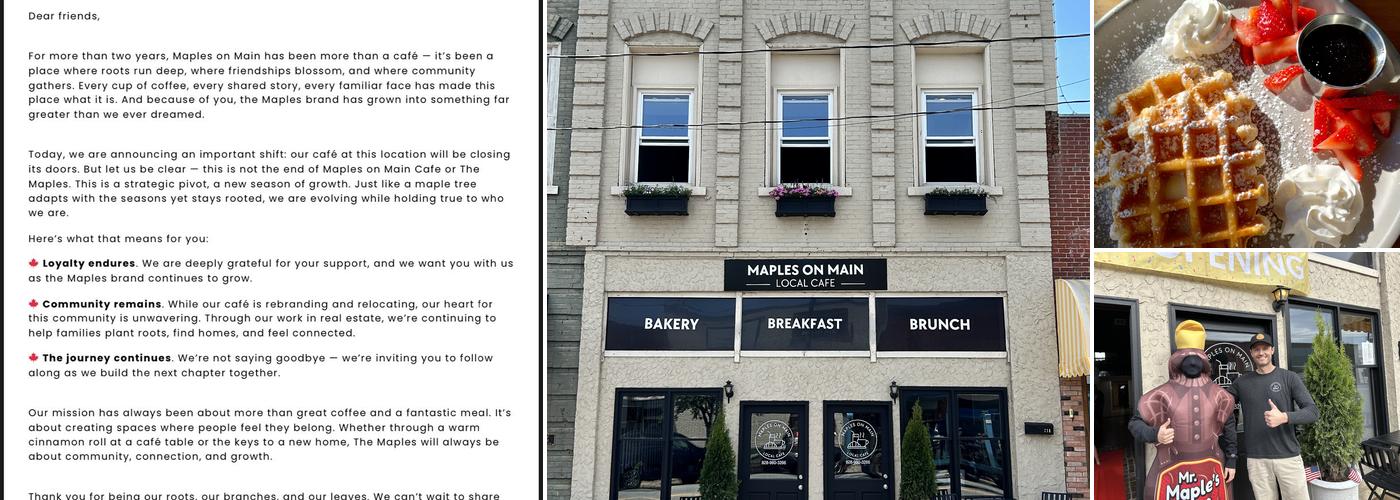 Maples on Main Local Café