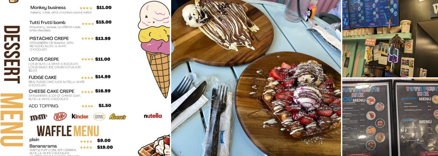 Tutti Frutti Mix Menu