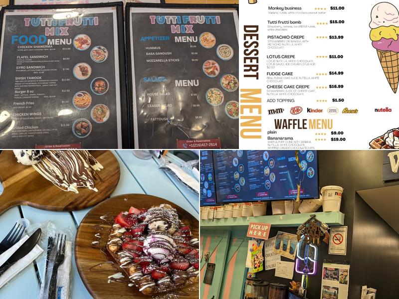 Tutti Frutti Mix Menu