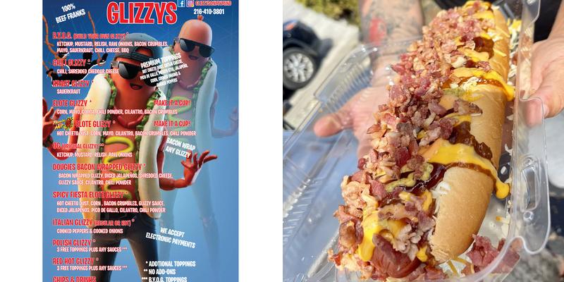GLIZZYS Menu