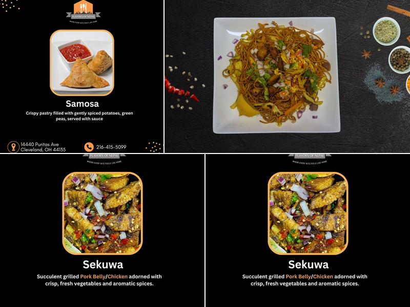 Flavors of Nepal Menu