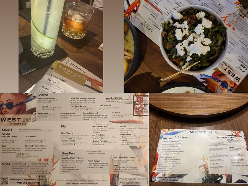 West End Kitchen & Bar Menu