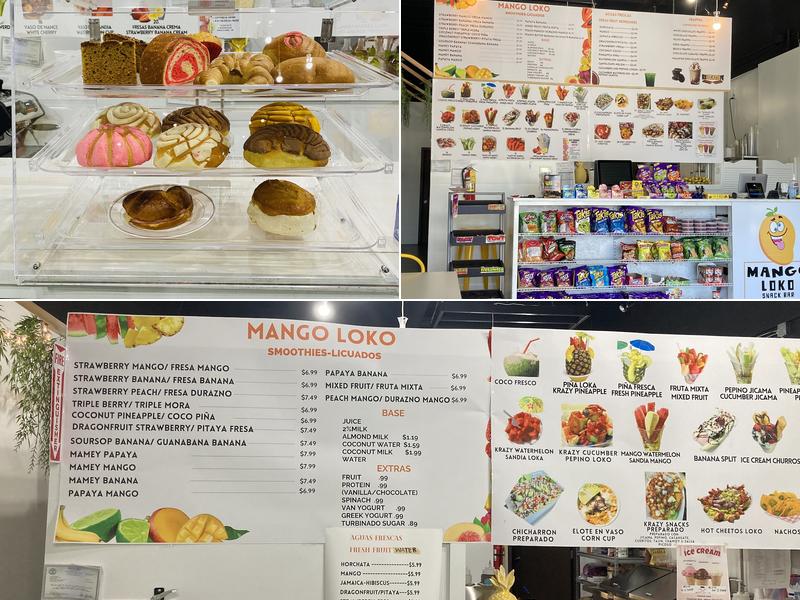 Mango Loko Menu