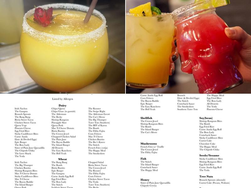 Agave & Rye Centerville Menu