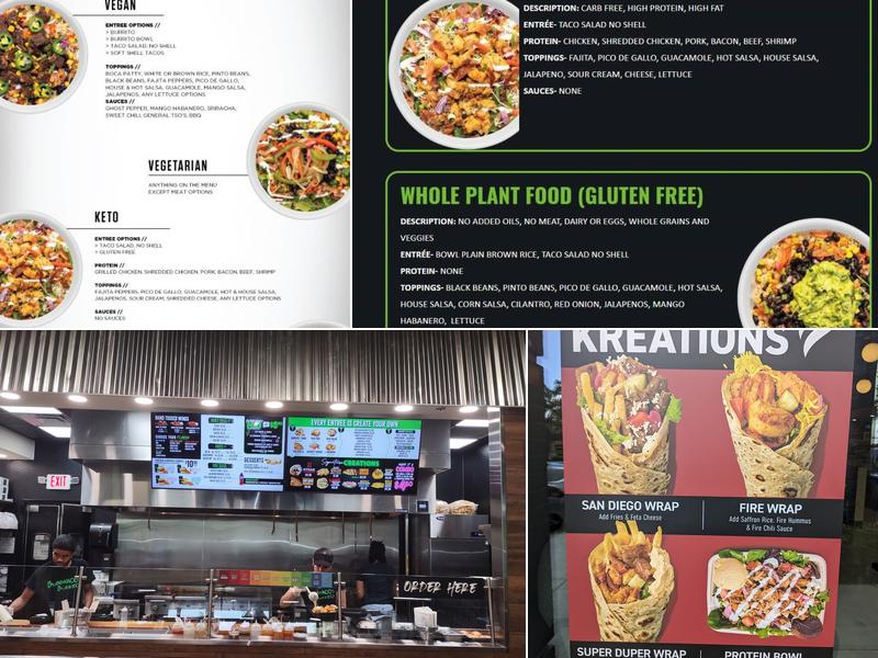 Bubbakoo's Burritos Menu