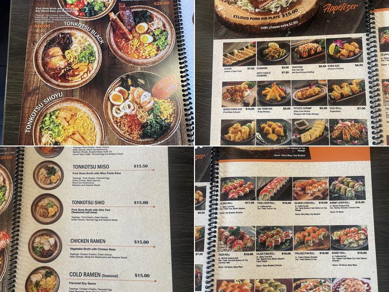Yoshiharu Ramen Menu