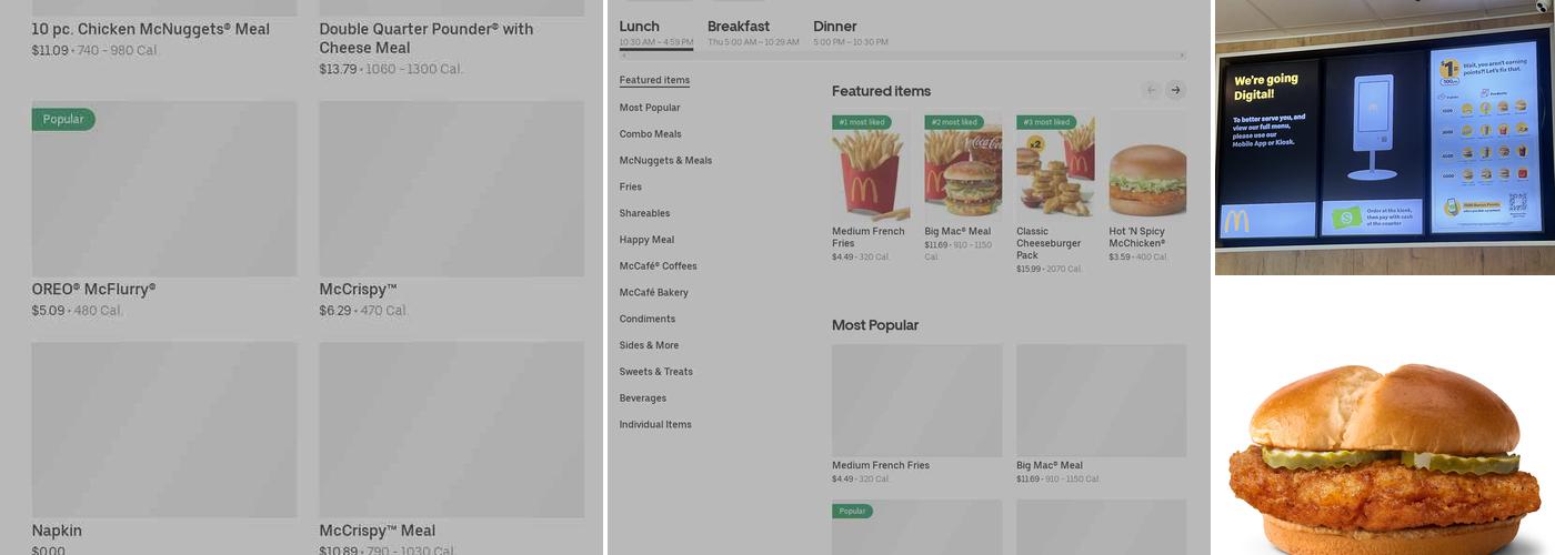 McDonald's Menu