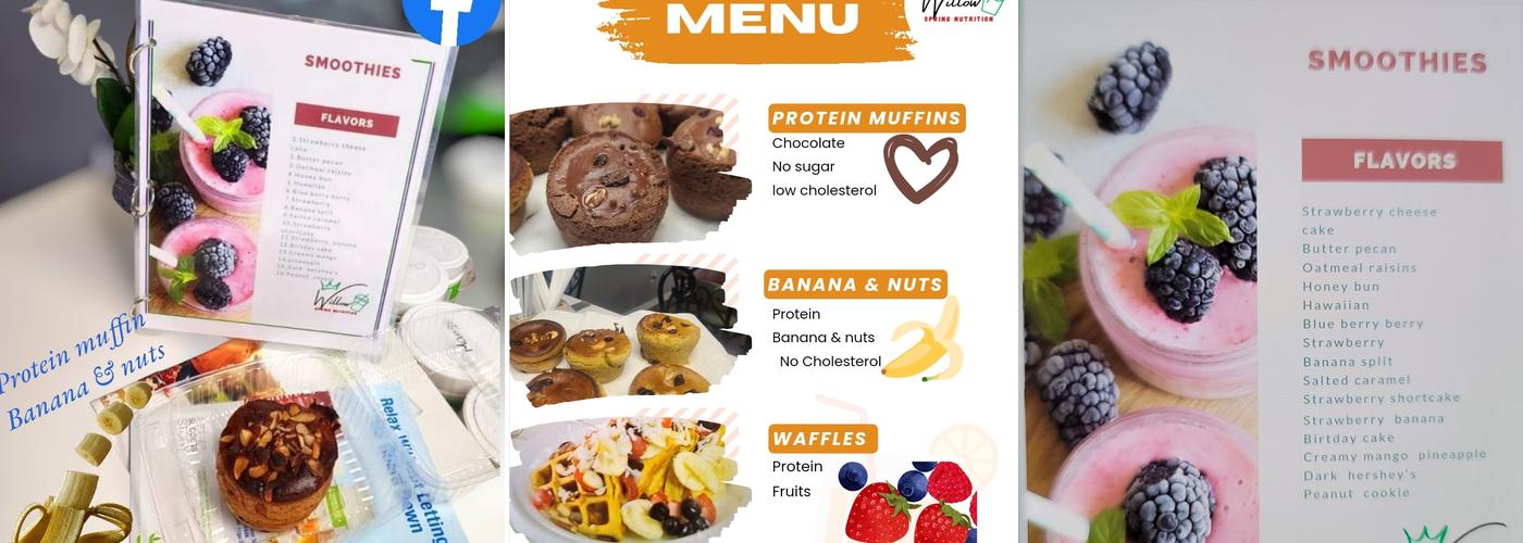 Willow spring nutrition Menu