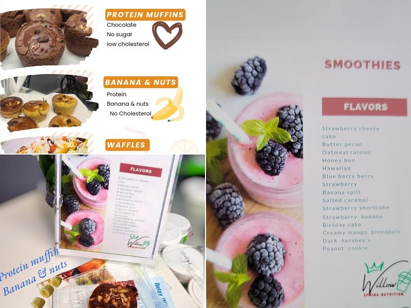 Willow spring nutrition Menu