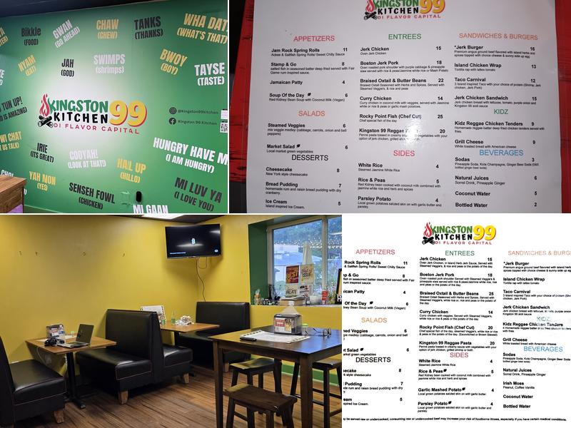 Kingston 99 Kitchen Menu