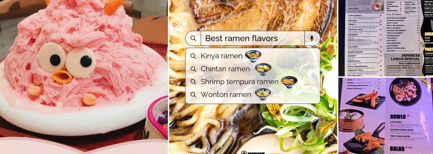Kinya Ramen Menu