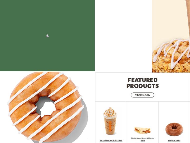 Dunkin' Menu