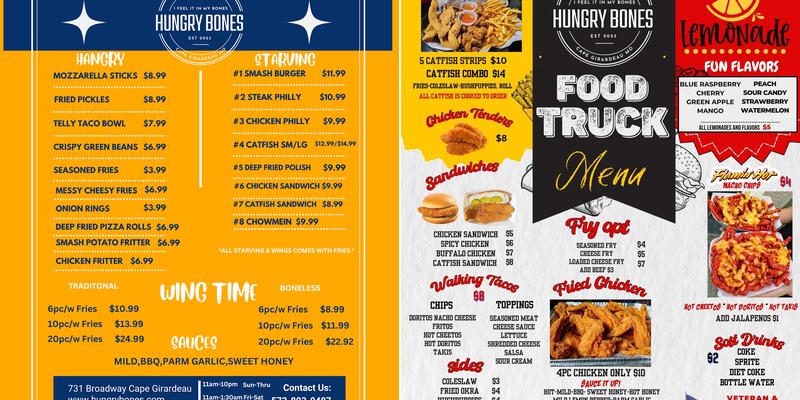 Hungry Bones Menu