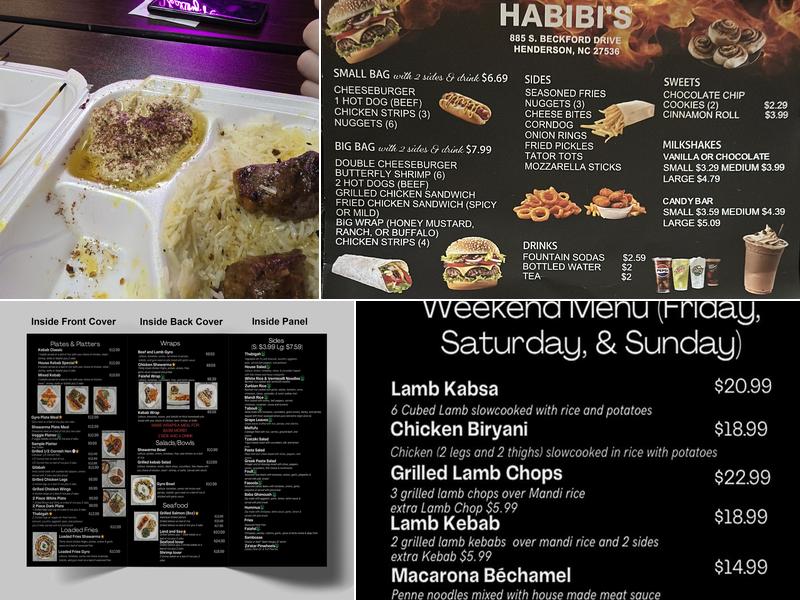 Habibi’s Mediterranean Cuisine Menu