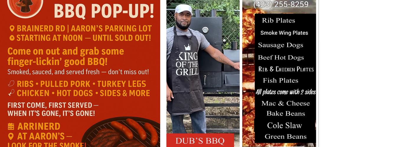 Dub's BBQ Menu